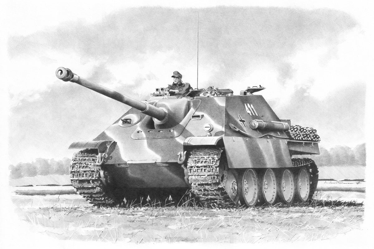 Yagd Panther Tank Photo Like Drawing