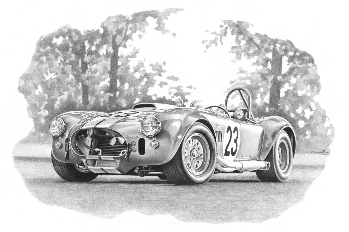 Shelby Cobra 427 Photo Like Drawing