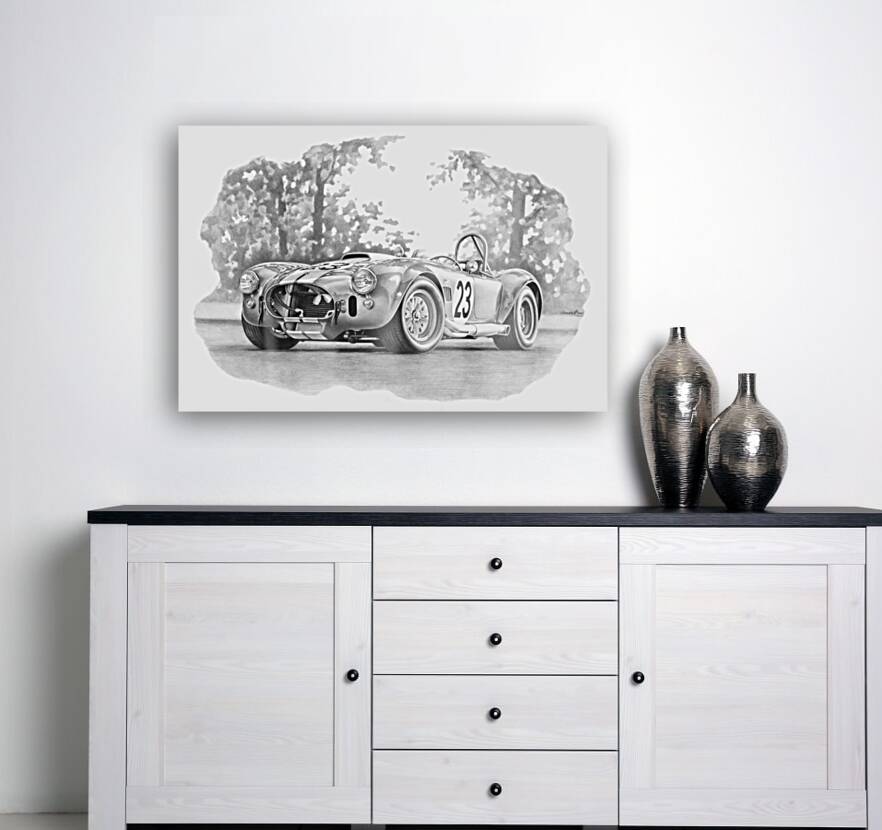 Shelby Cobra 427 Photo Like Drawing