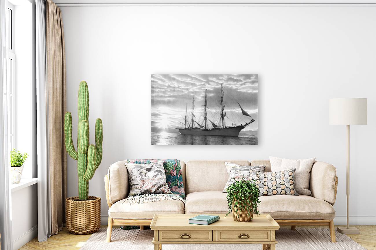 Sunset at Sea: Gorgeous Artwork Print