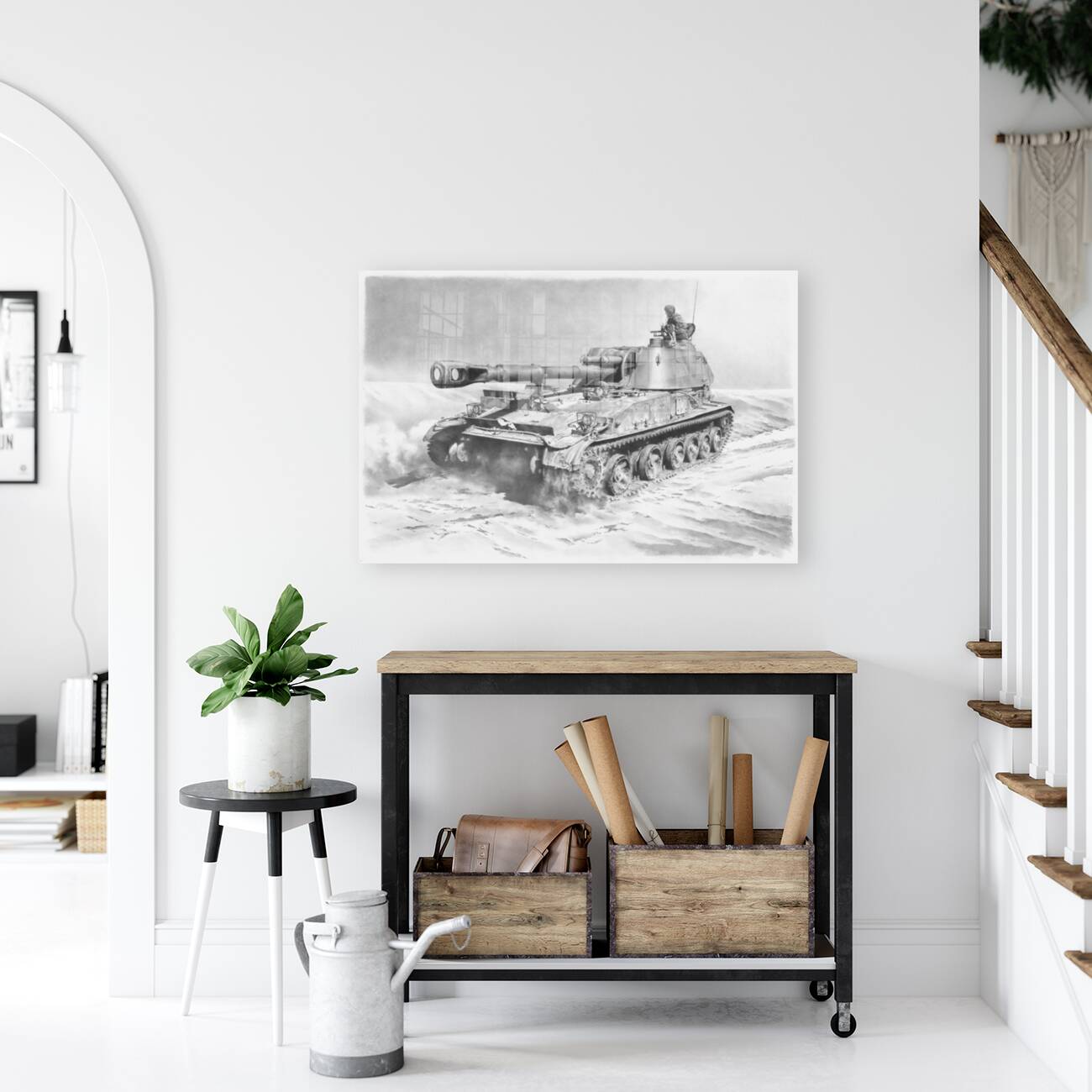 Giclée Stretched Canvas Print